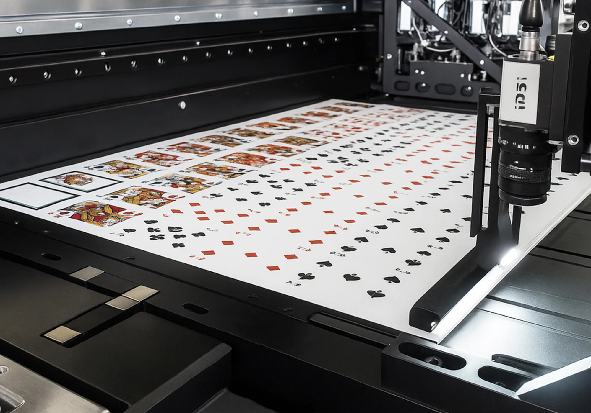 Quality Inspection in the card printing factory