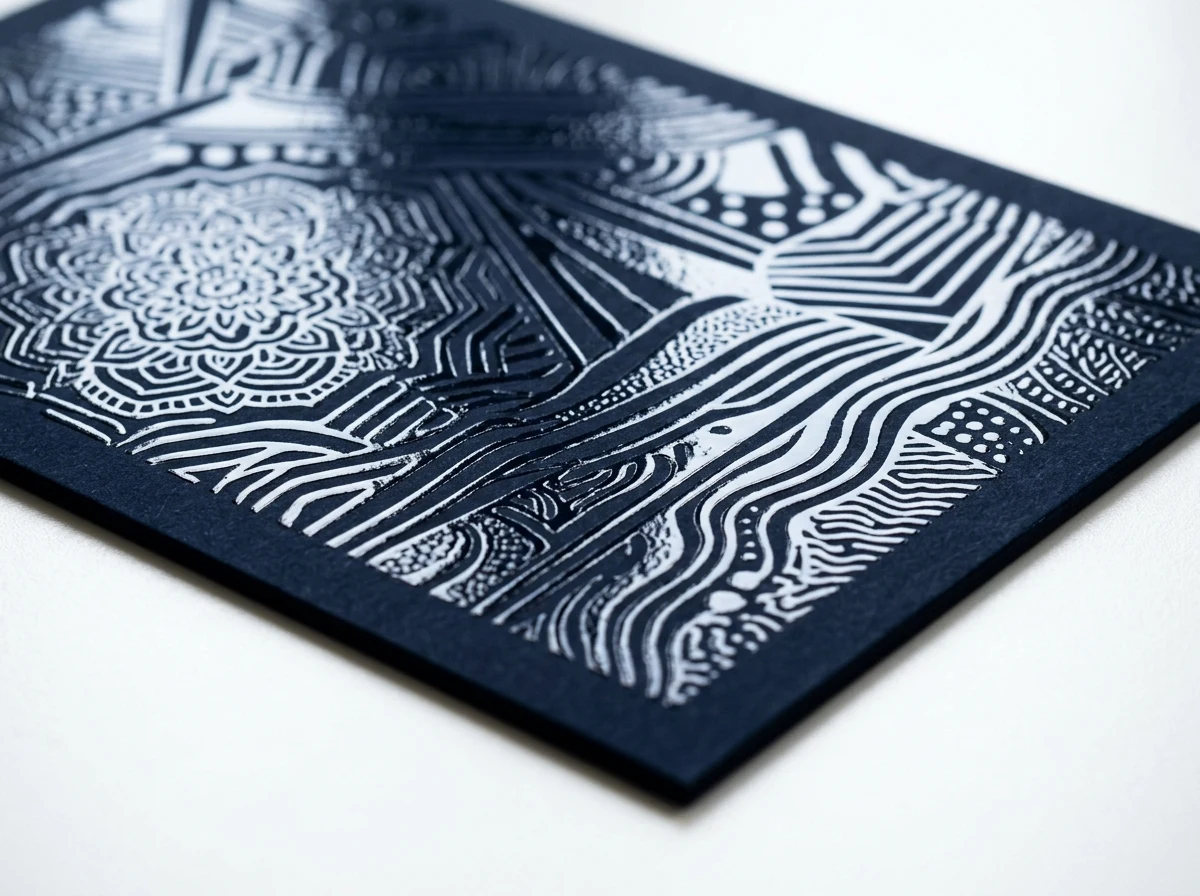 Spot UV surface finish