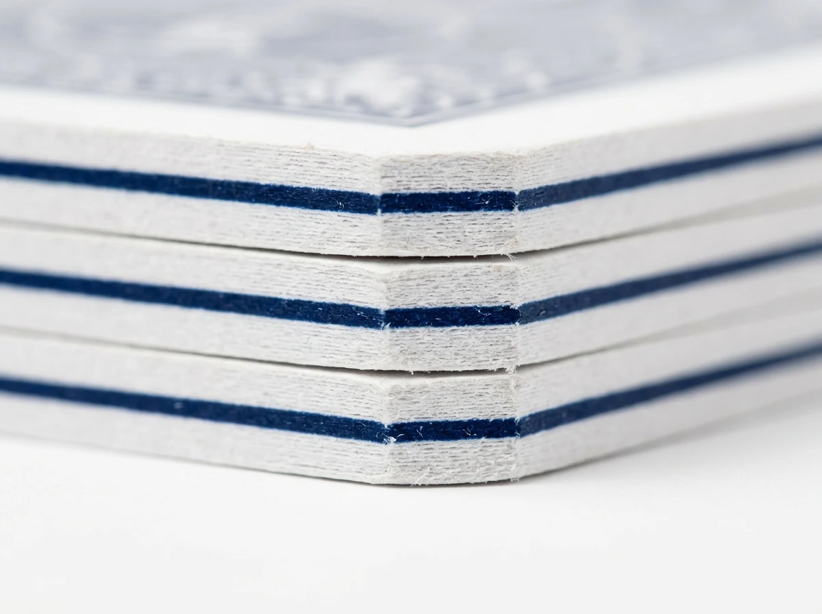 Blue Core Paper card printing material